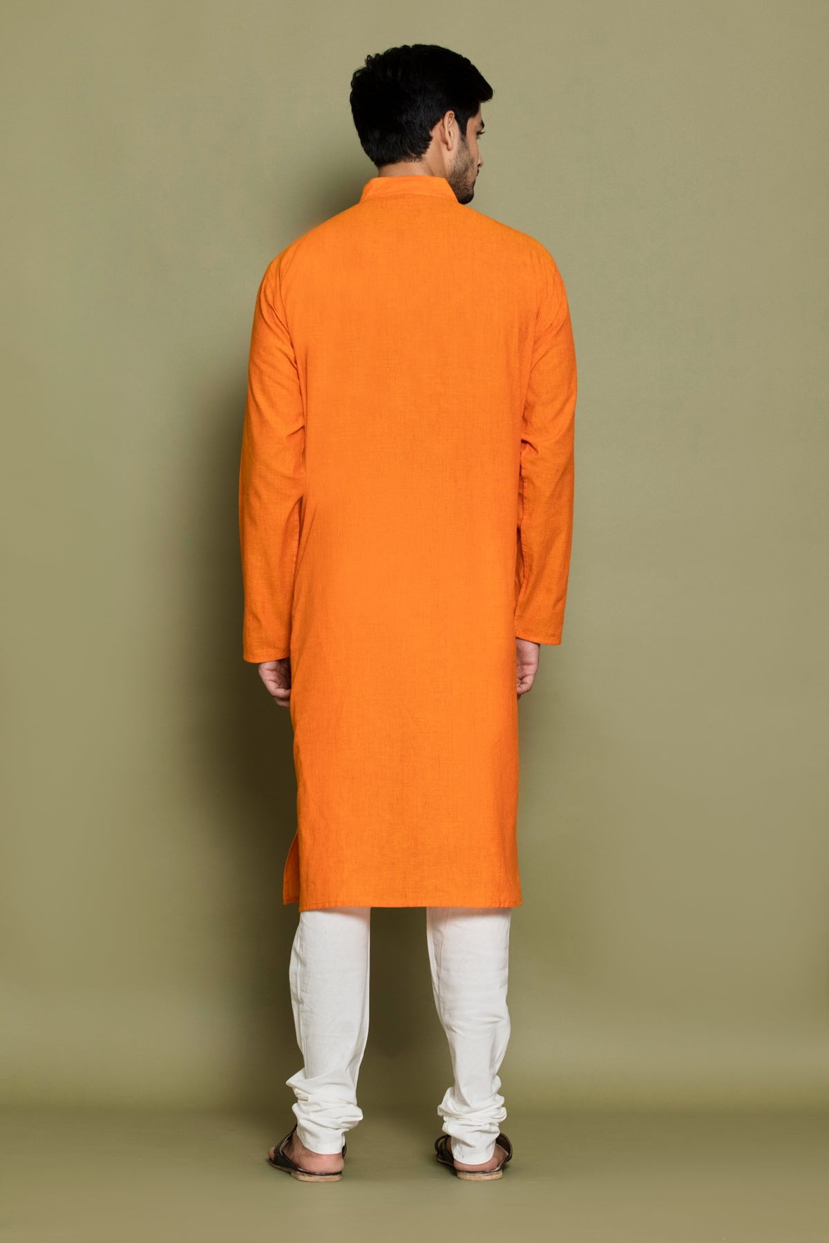 Yellow Solid Straight Kurta