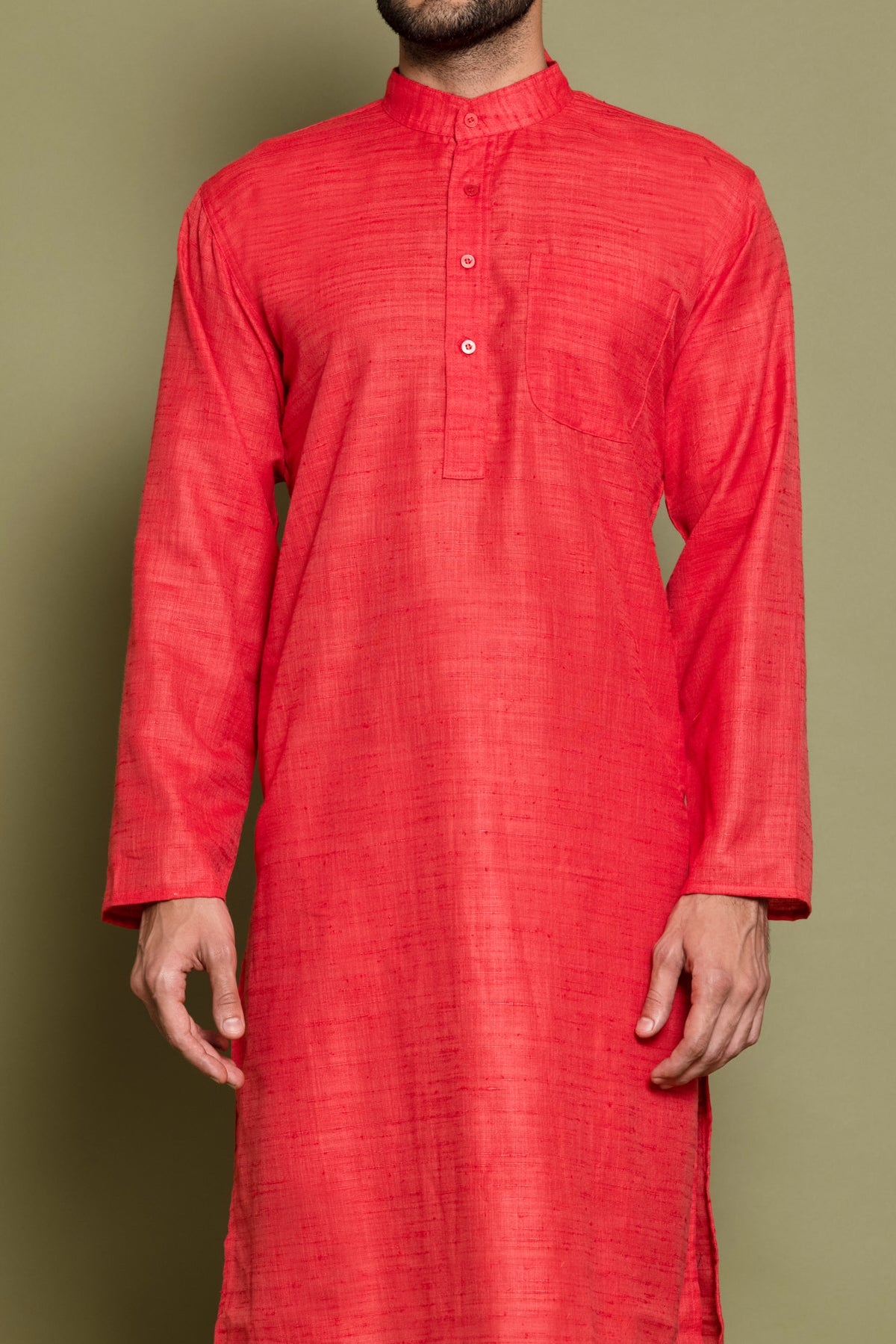 Carrot Handloom Kurta