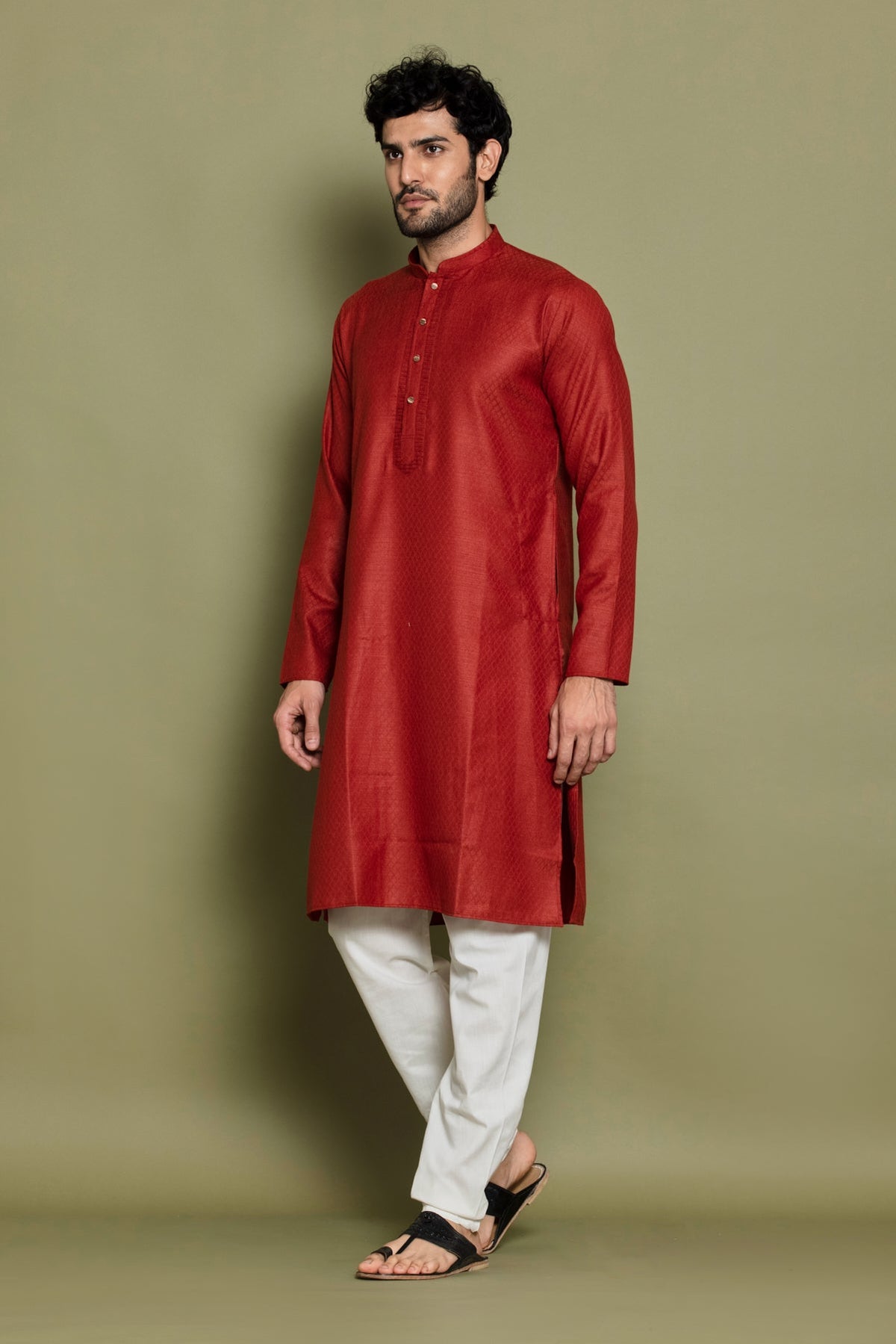 Rust Resplendent Kurta Set