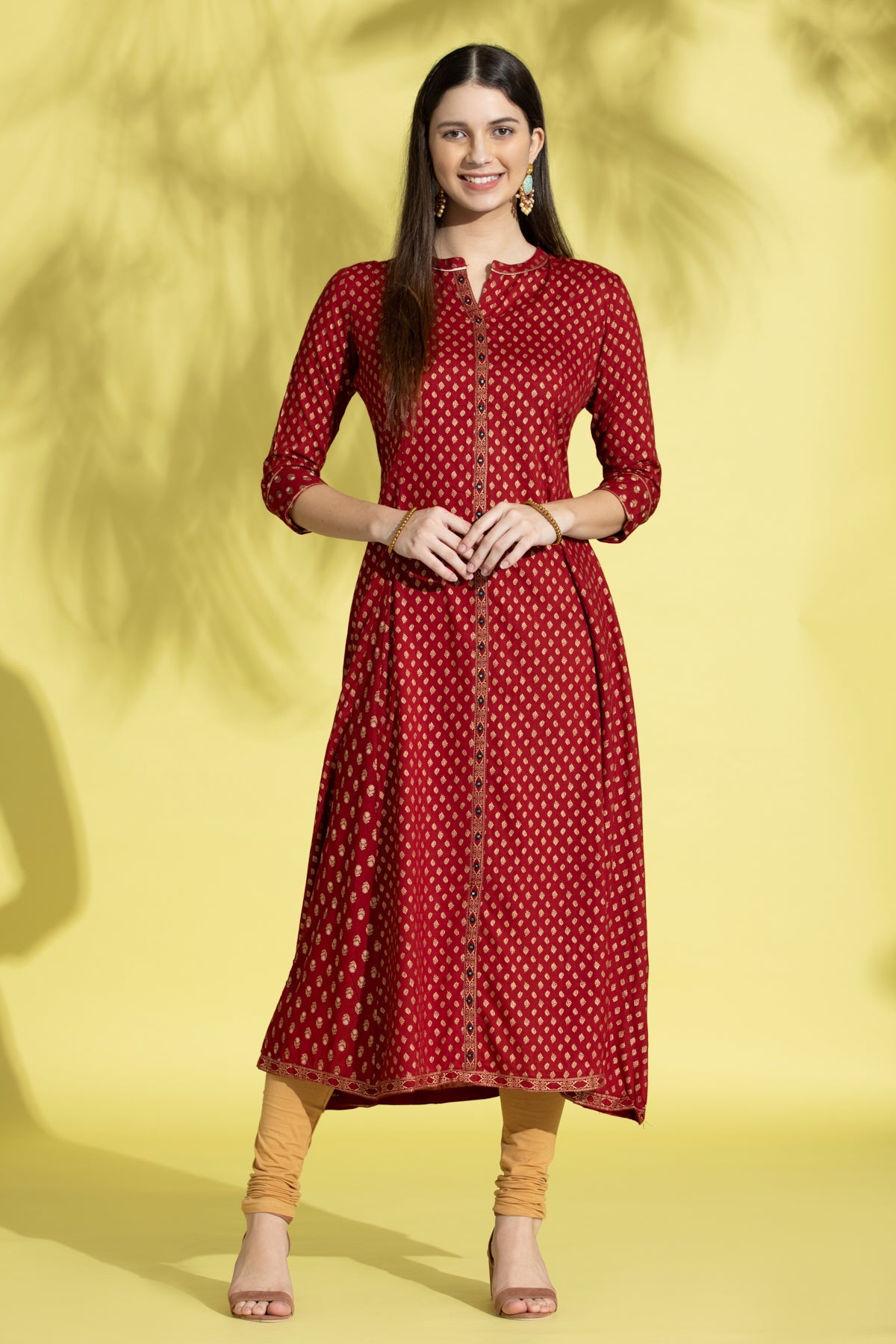 Maroon Dress