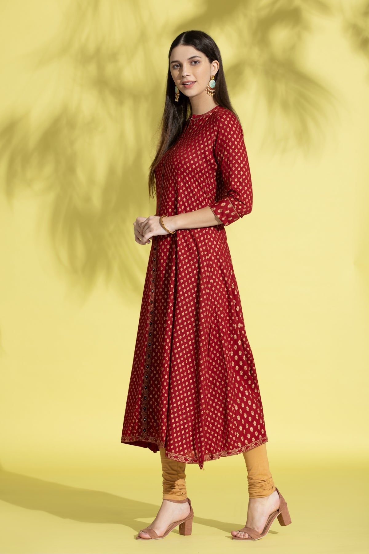 Maroon Dress