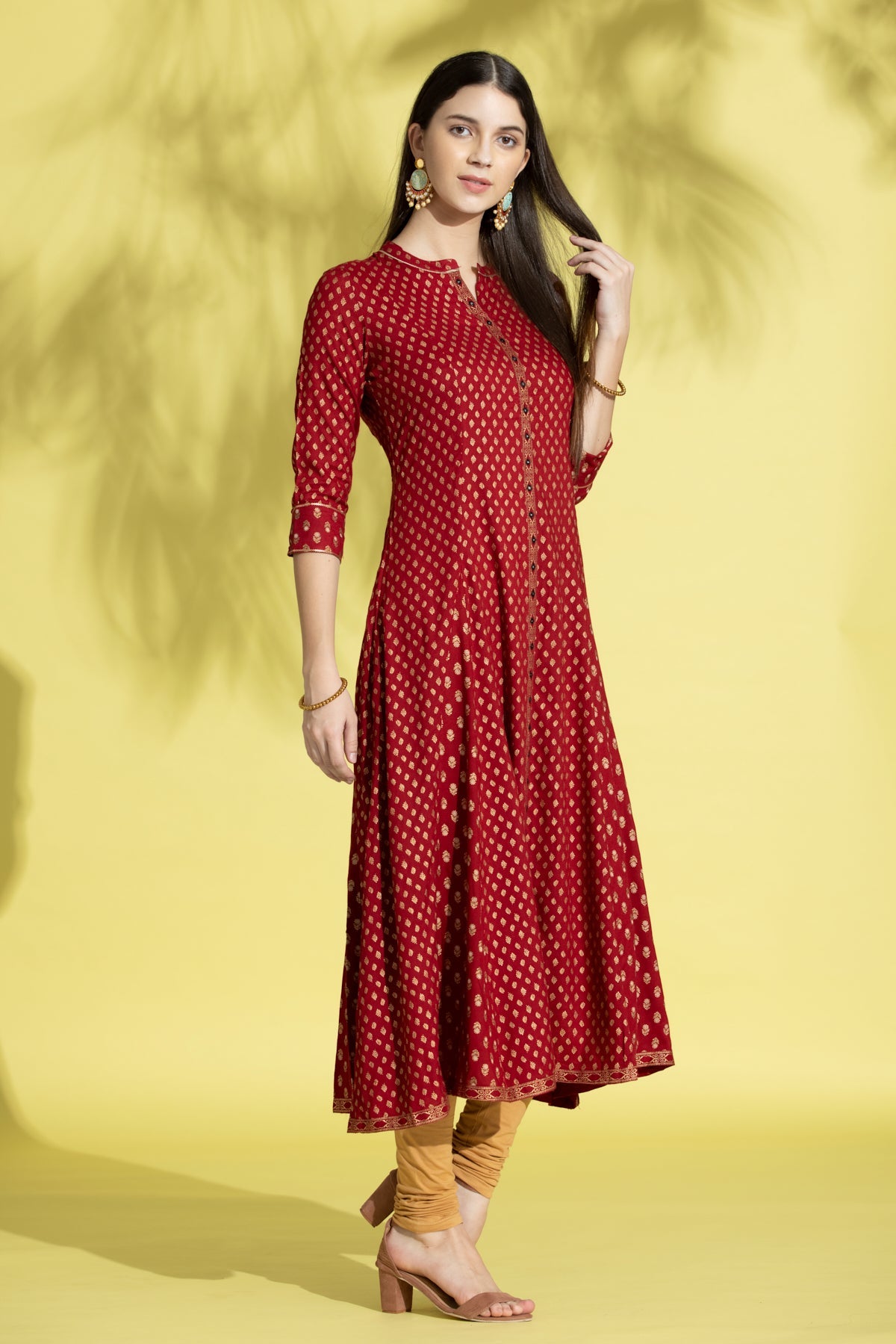 Maroon Dress