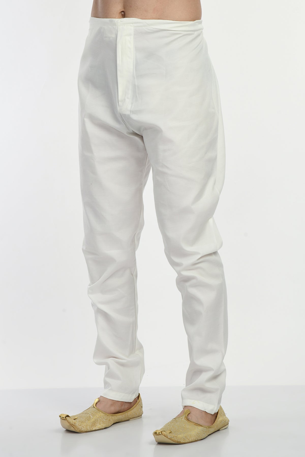 White Embellished Kurta Set