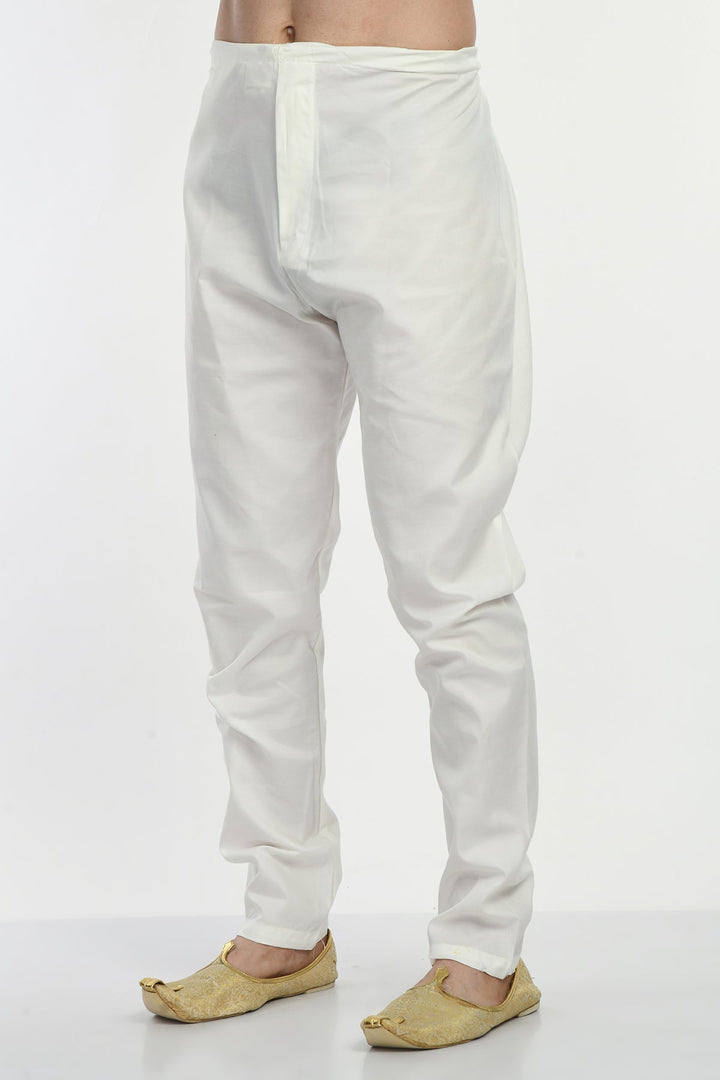 White Embellished Kurta Set