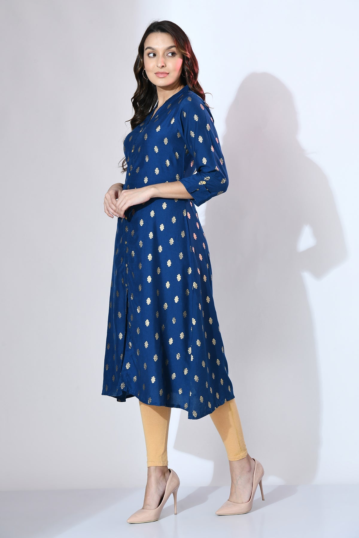 Blue Printed Kurta