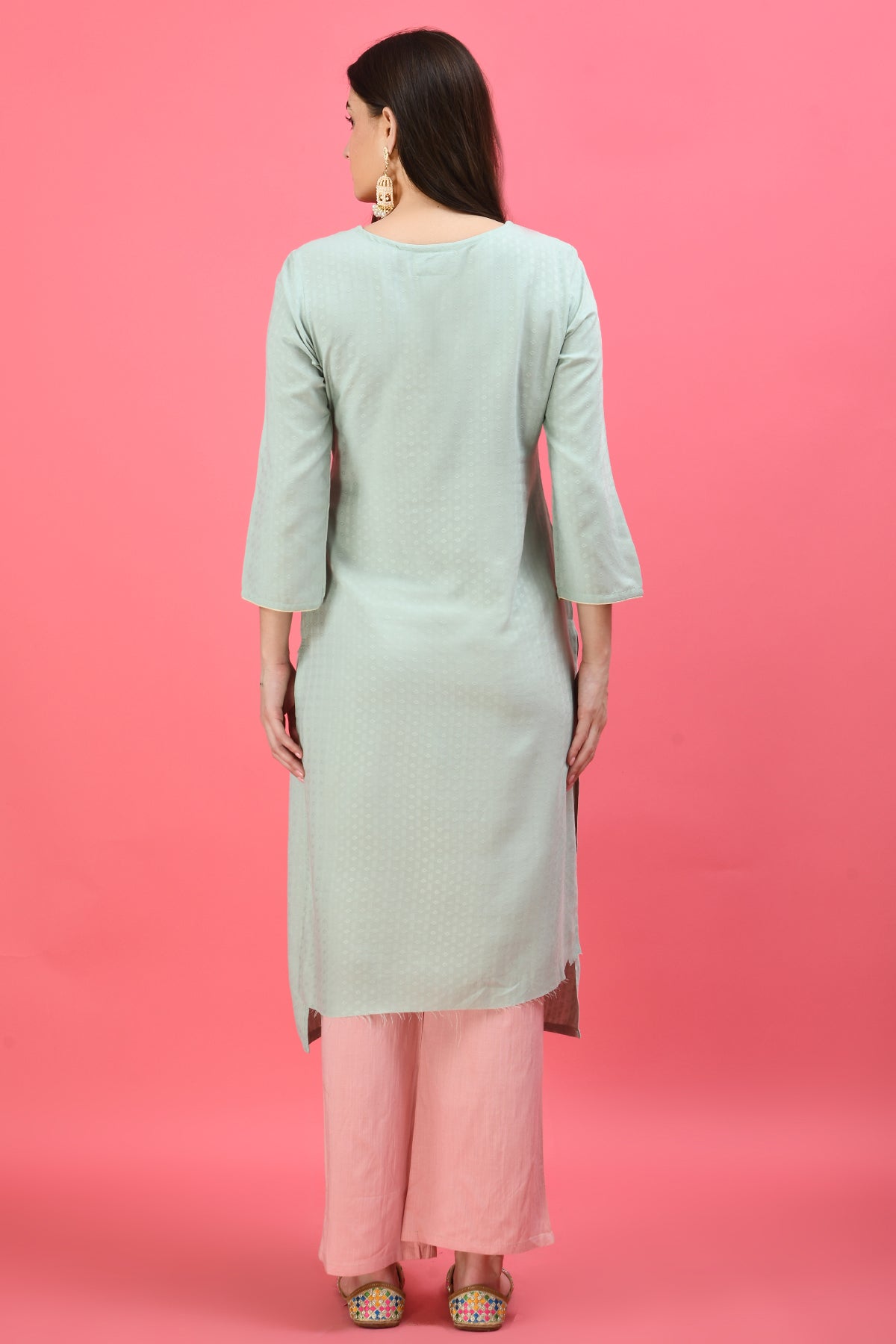 Mint Green Straight Kurta