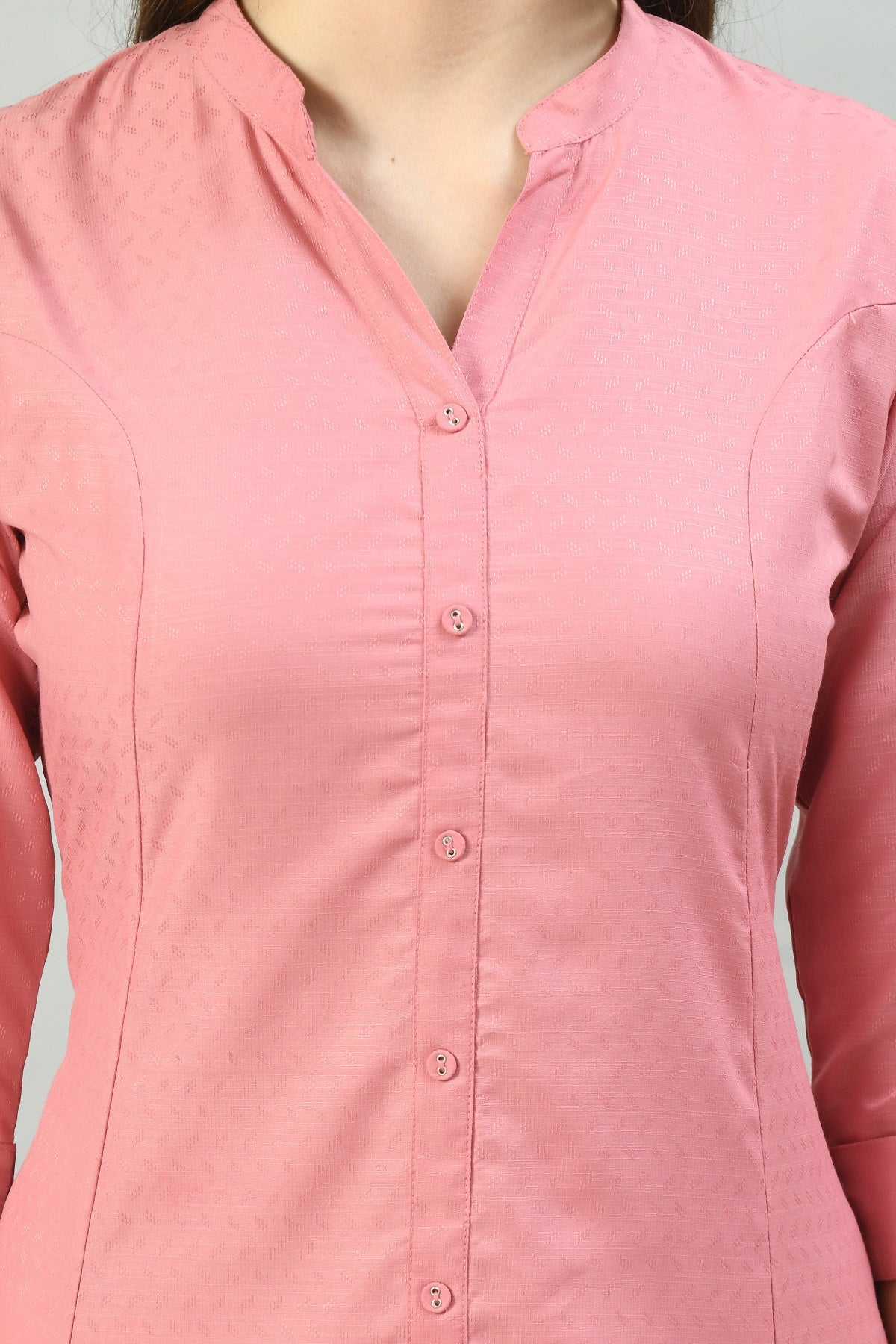 Pink Solid Kurta