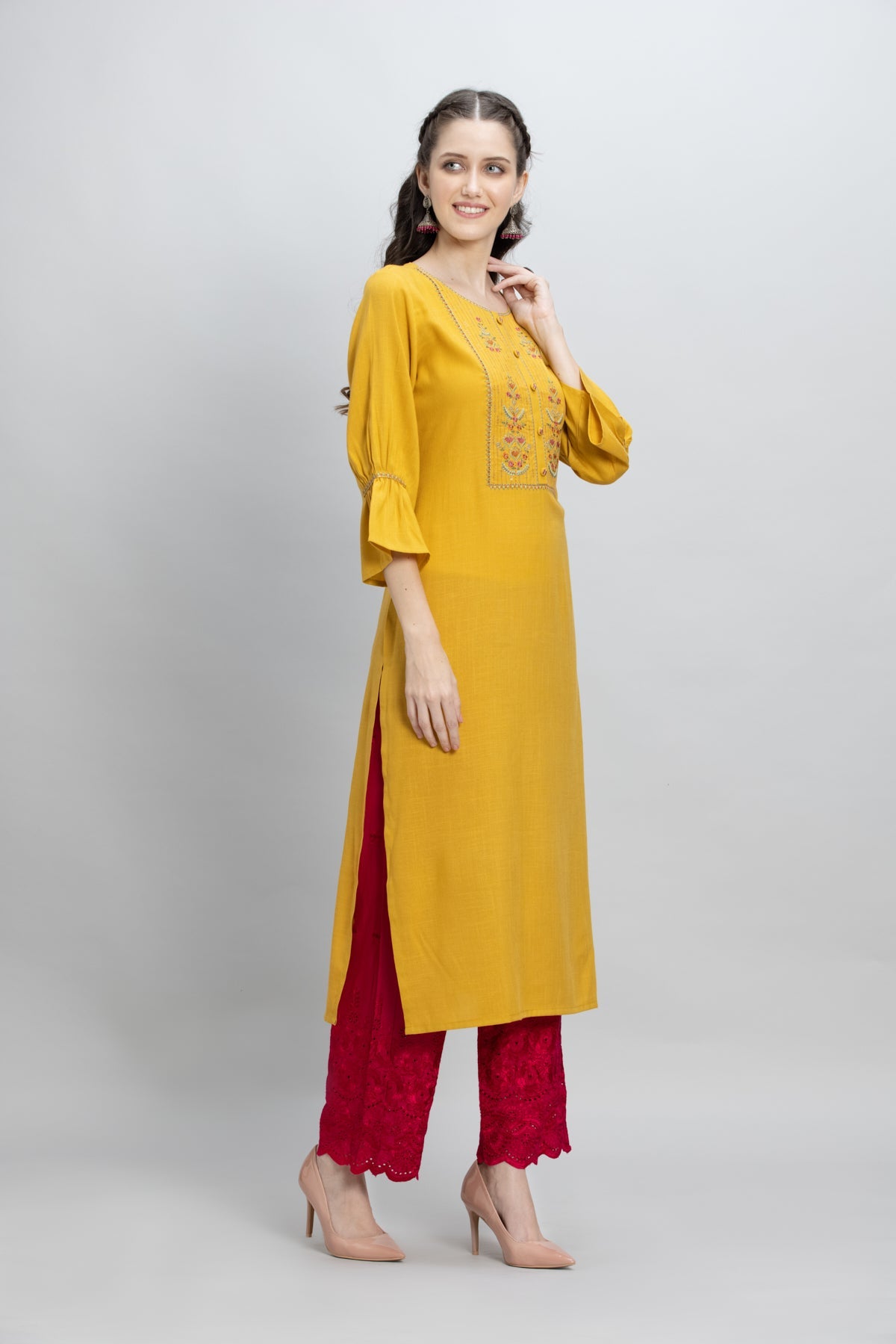 Mustard Yellow Kurta