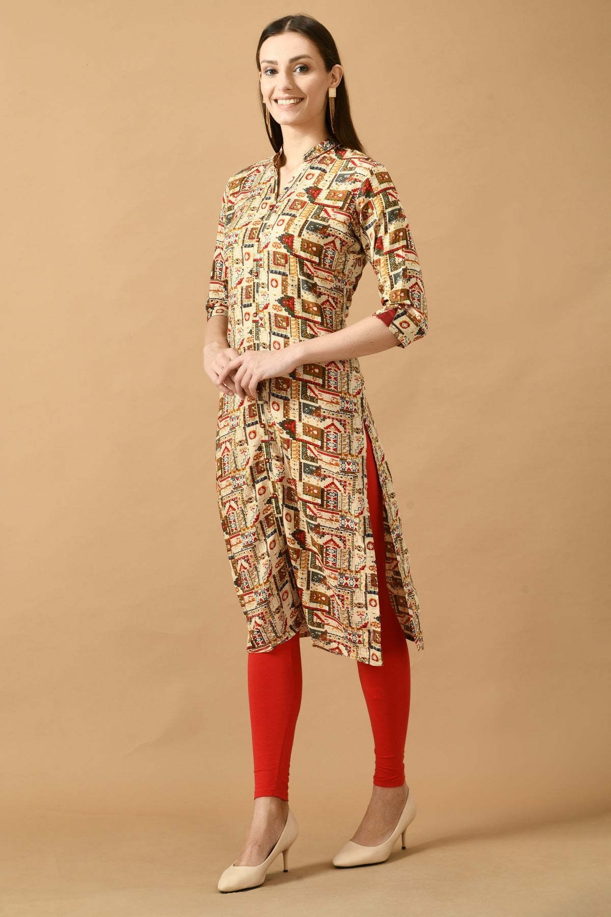 Multi Printed Kurta
