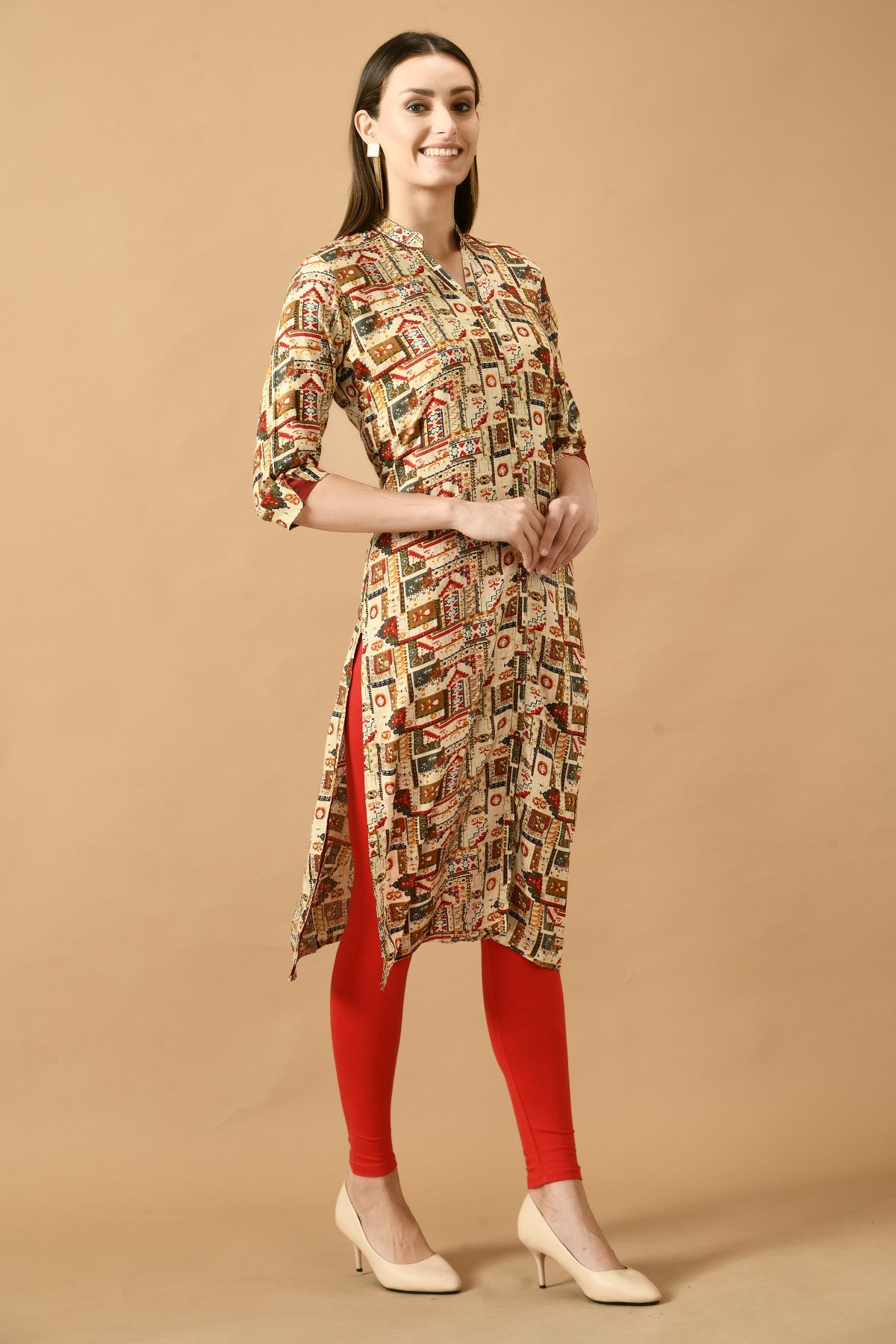Multi Printed Kurta