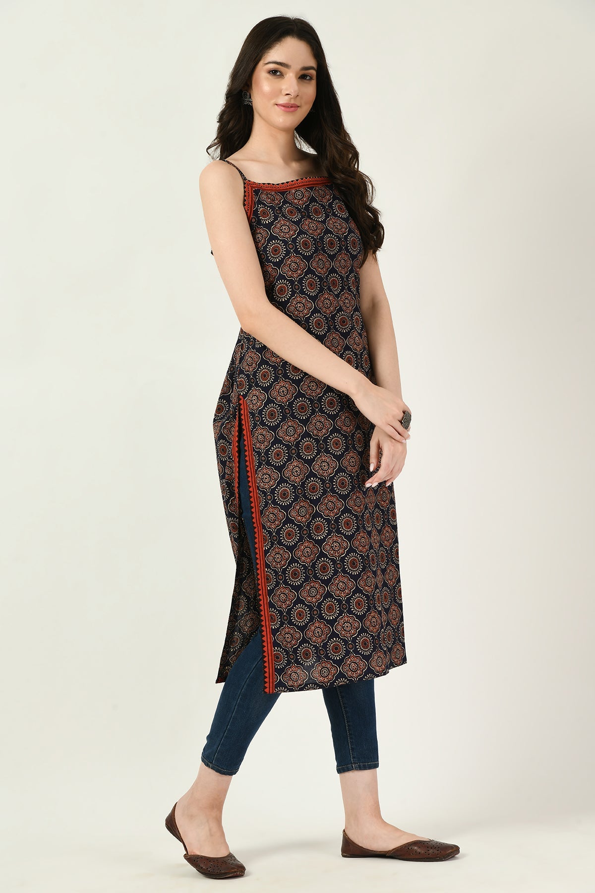 Blue Printed Kurta