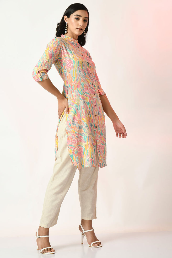 Multi Printed Kurta
