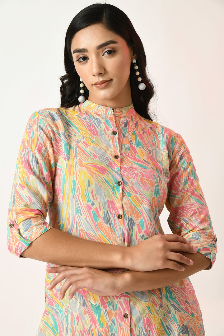 Multi Printed Kurta