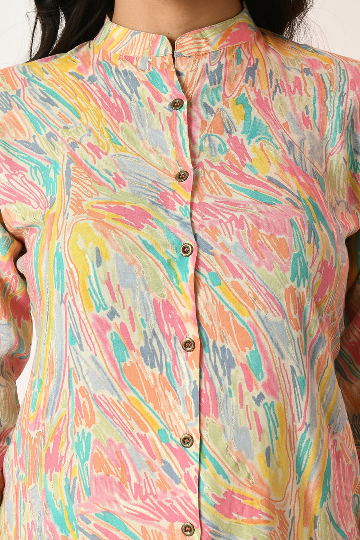 Multi Printed Kurta