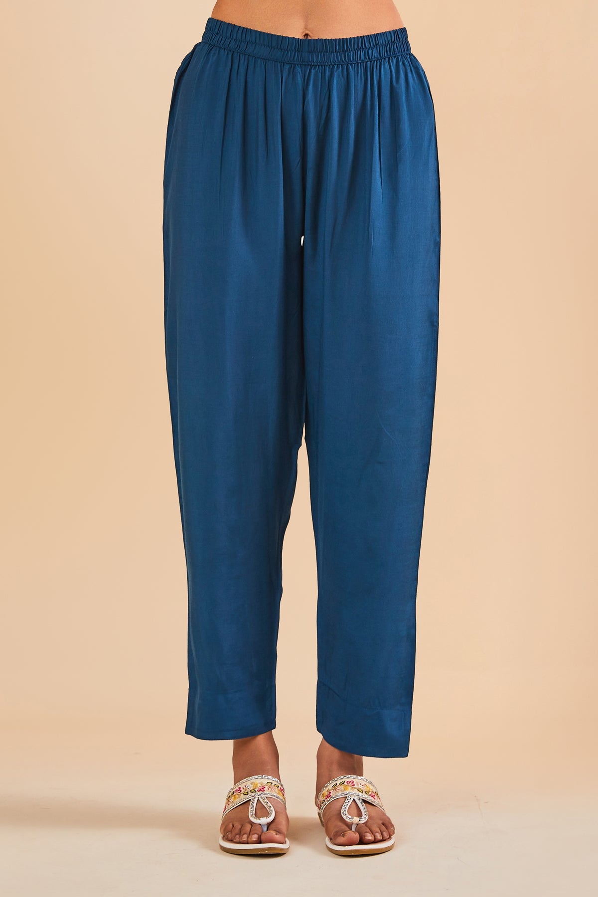 Green Printed Kurta Set