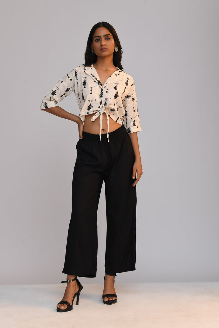 Cream Printed Co-ord Set