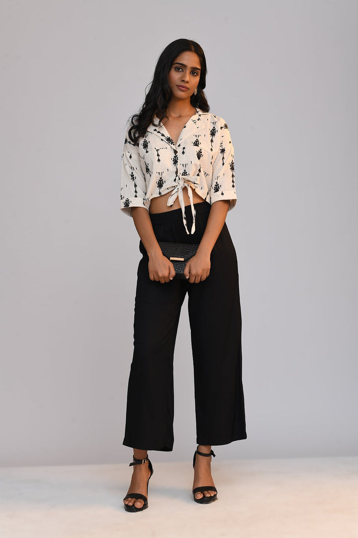 Cream Printed Co-ord Set