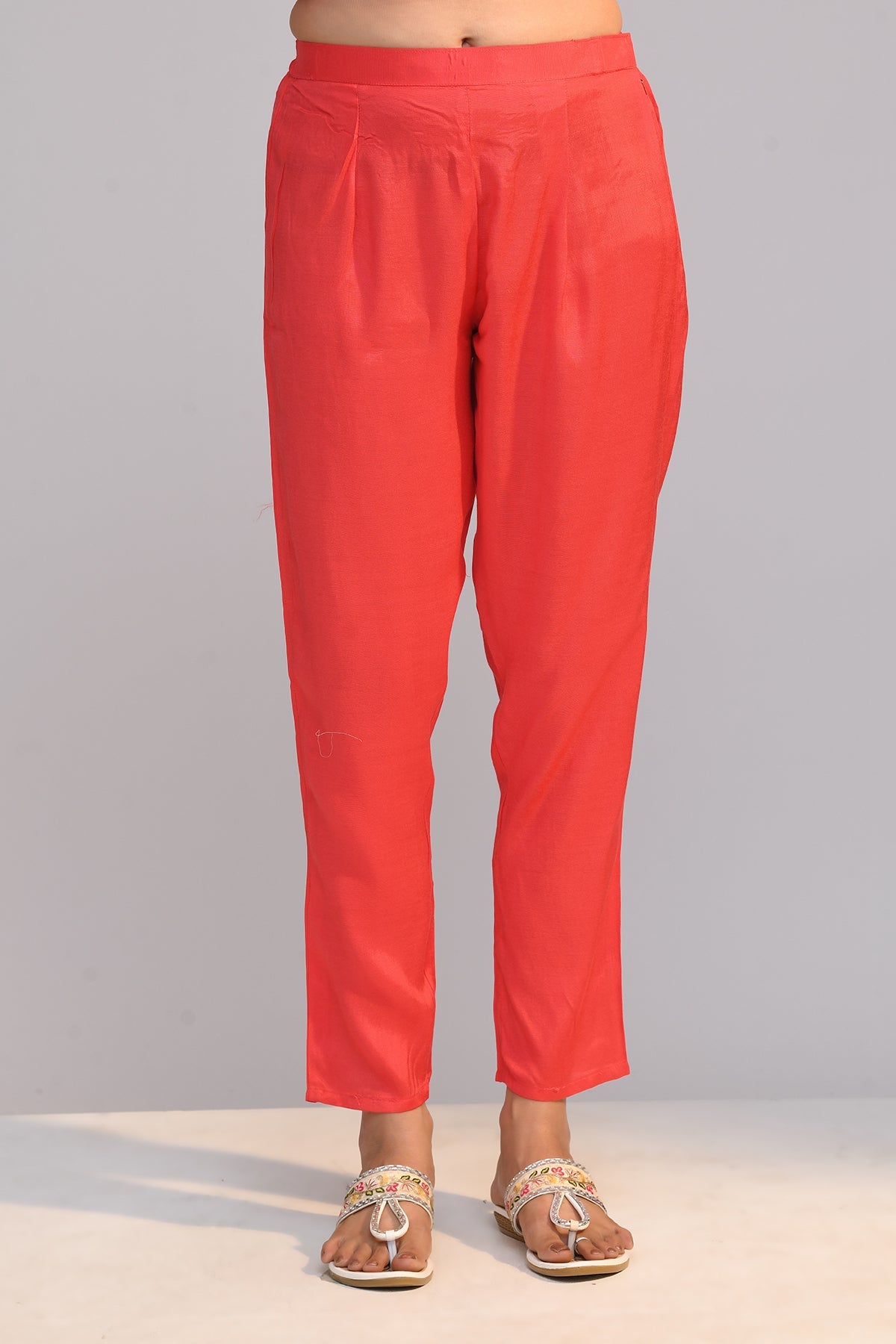 Pink Printed A Line Kurta Set