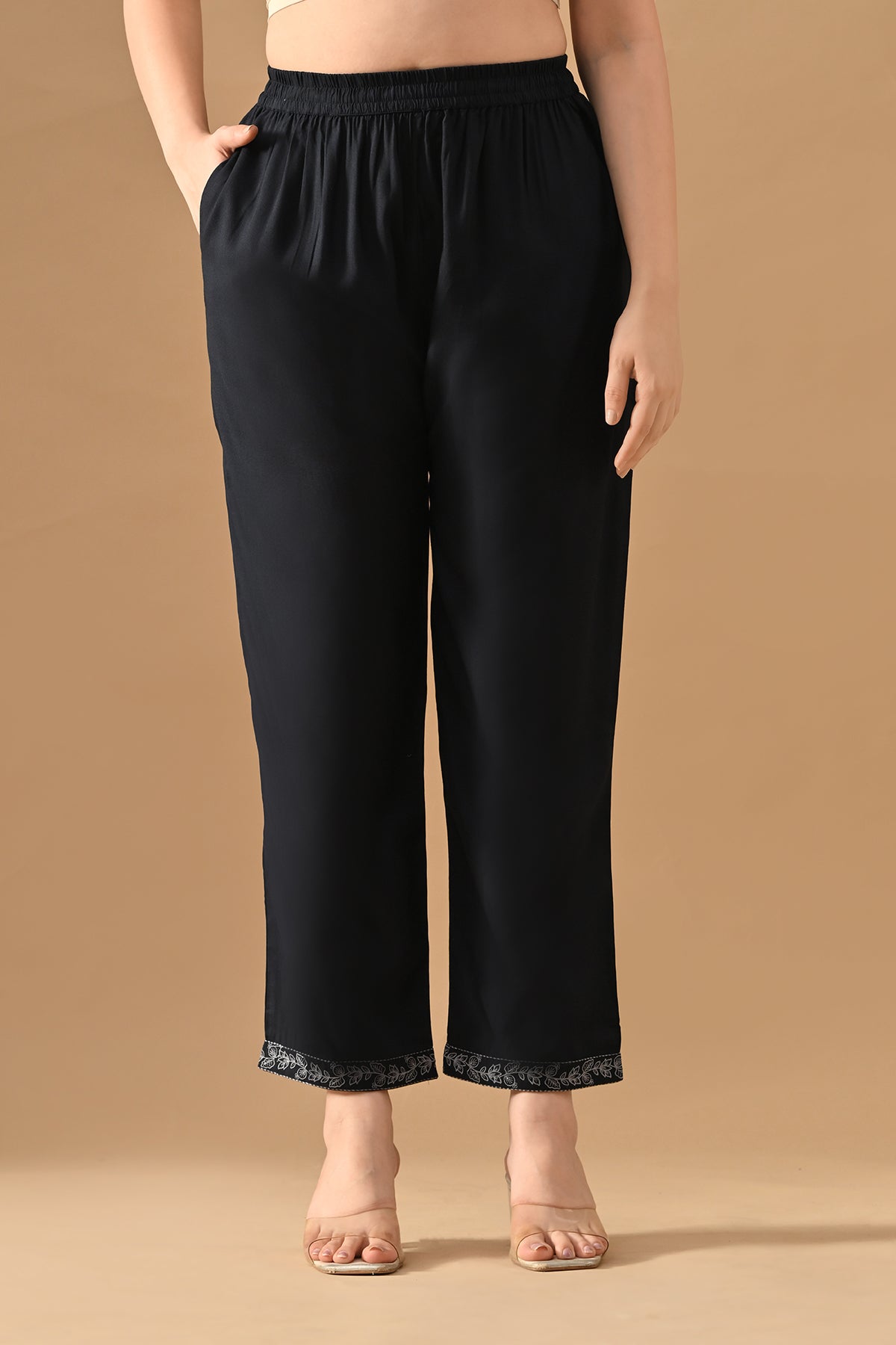 Blue Embroidered Kurta Set