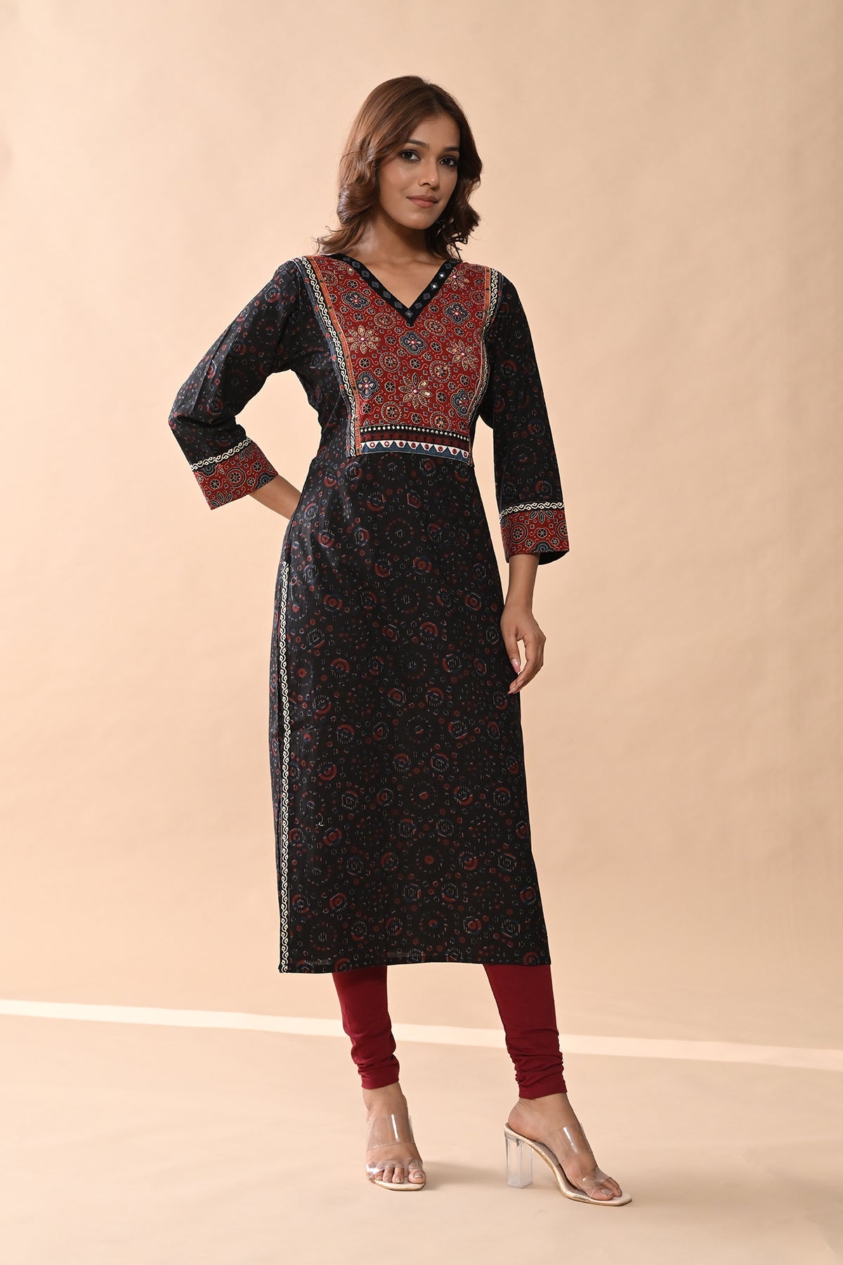 Multi Printed Straight Kurta
