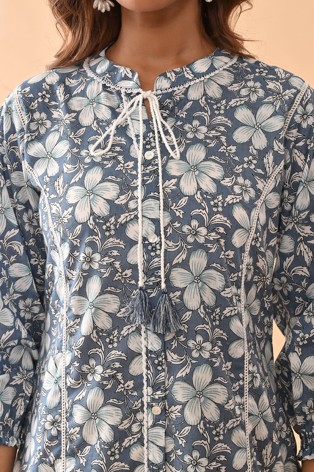 Blue Printed Tunic