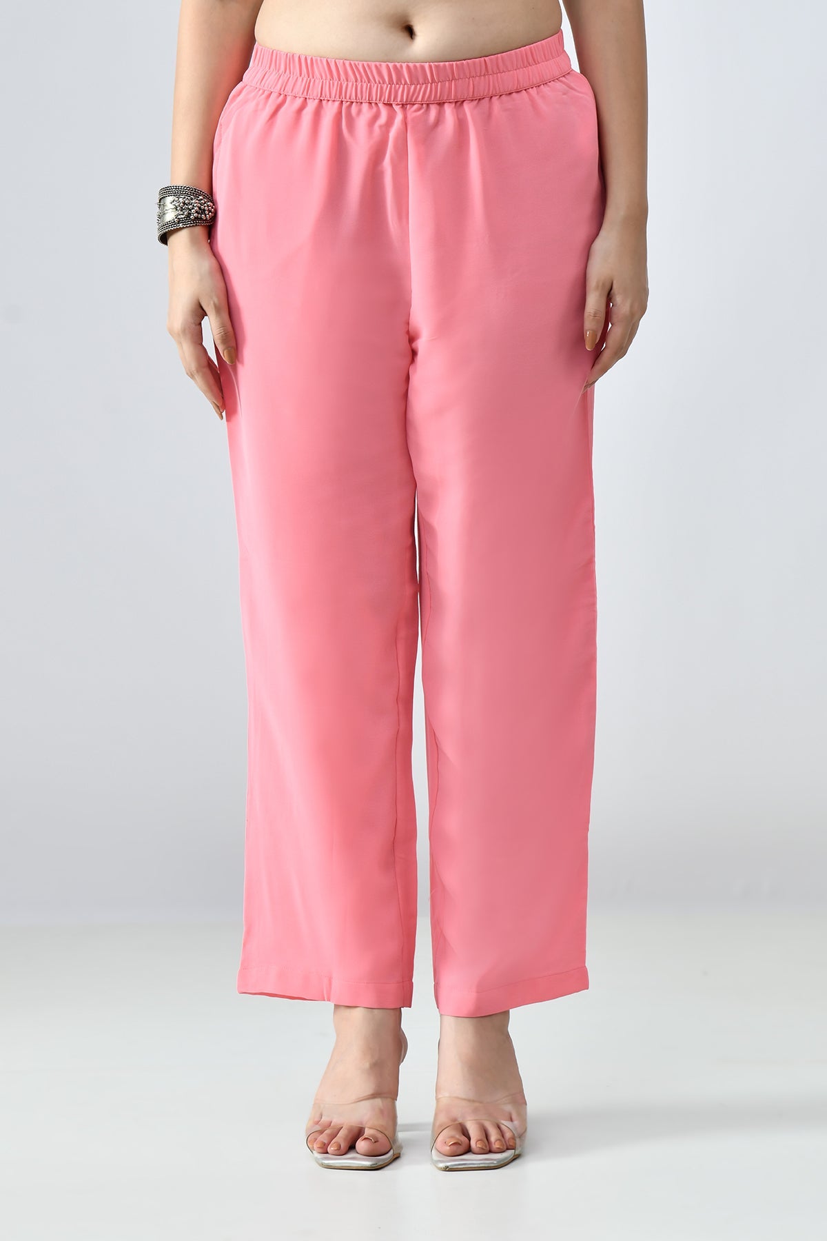 Peach Embroidered Kurta Set