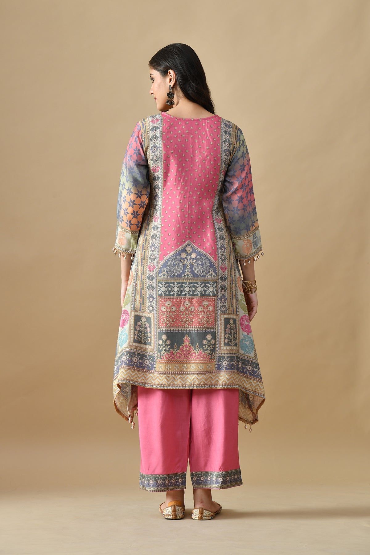 Multi Embellished Kurta Set