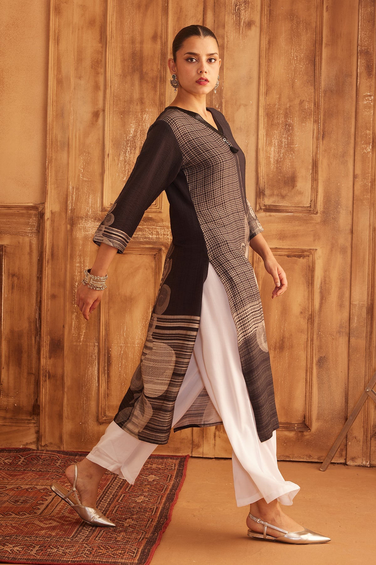 Multi Printed Straight Kurta