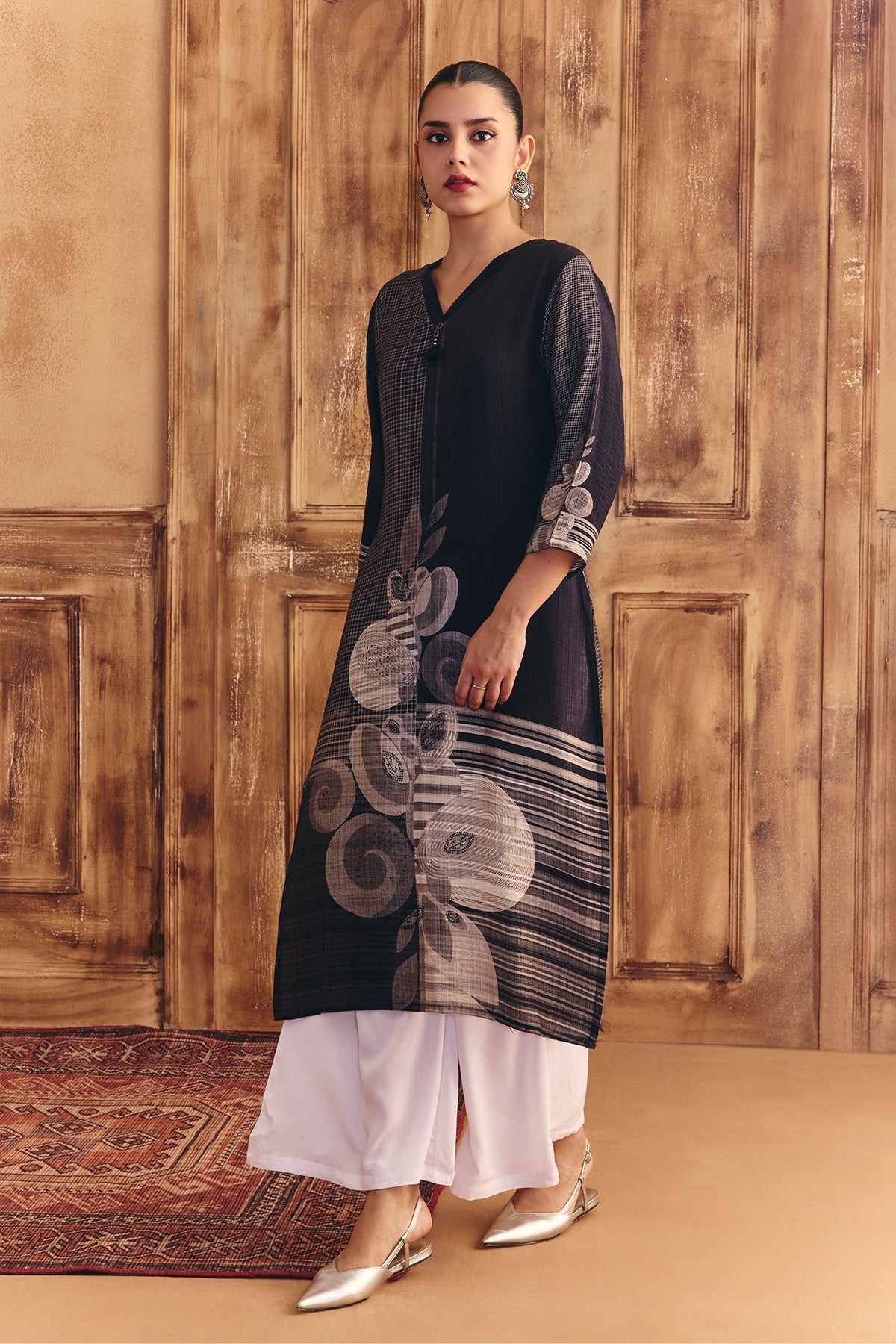 Multi Printed Straight Kurta