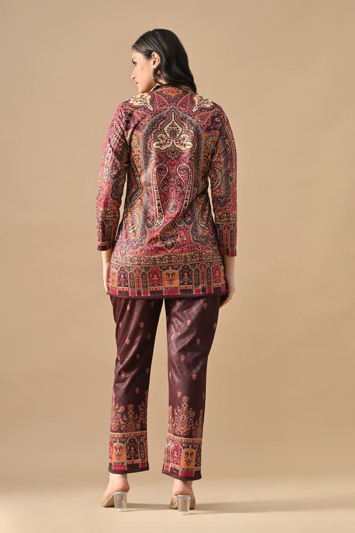 Winter Multi Printed Woven Co-Ord Set