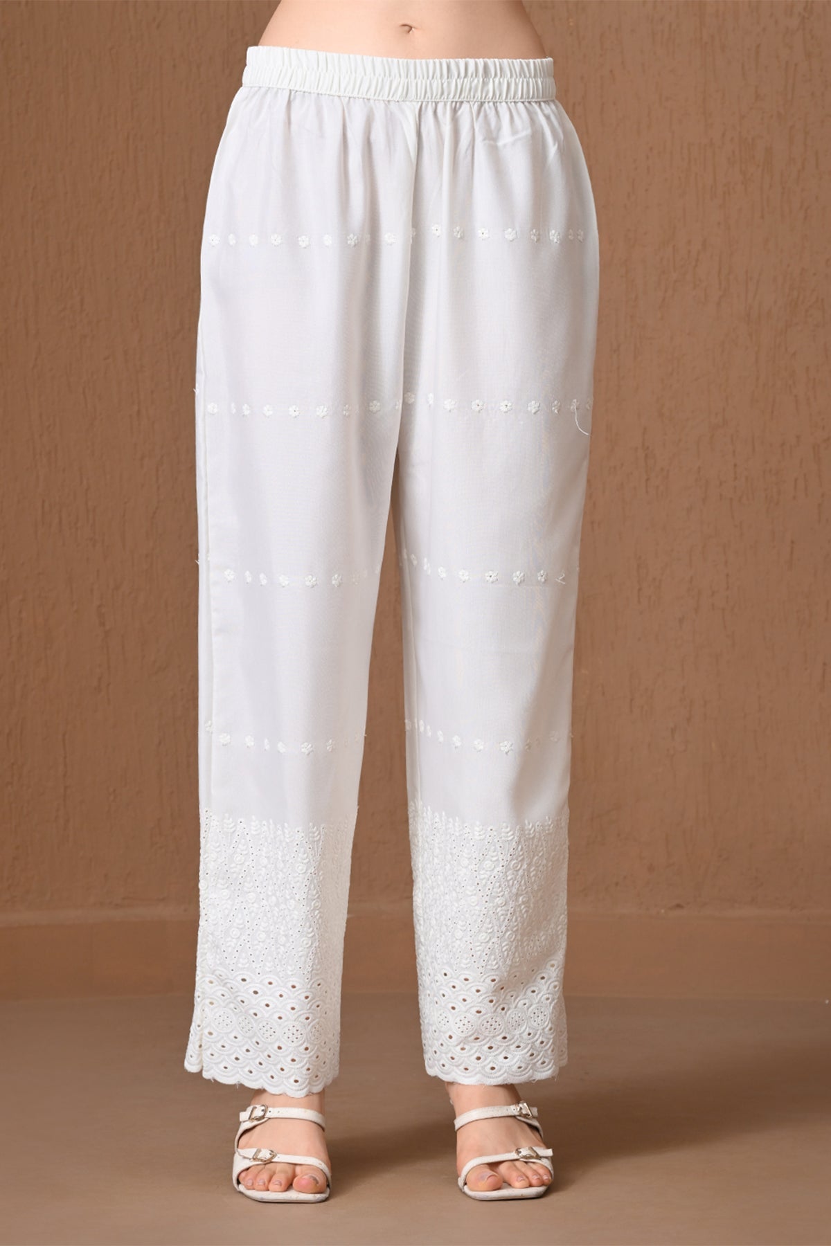 Cream & Multi Floral Printed Kurta 3 Pcs Set