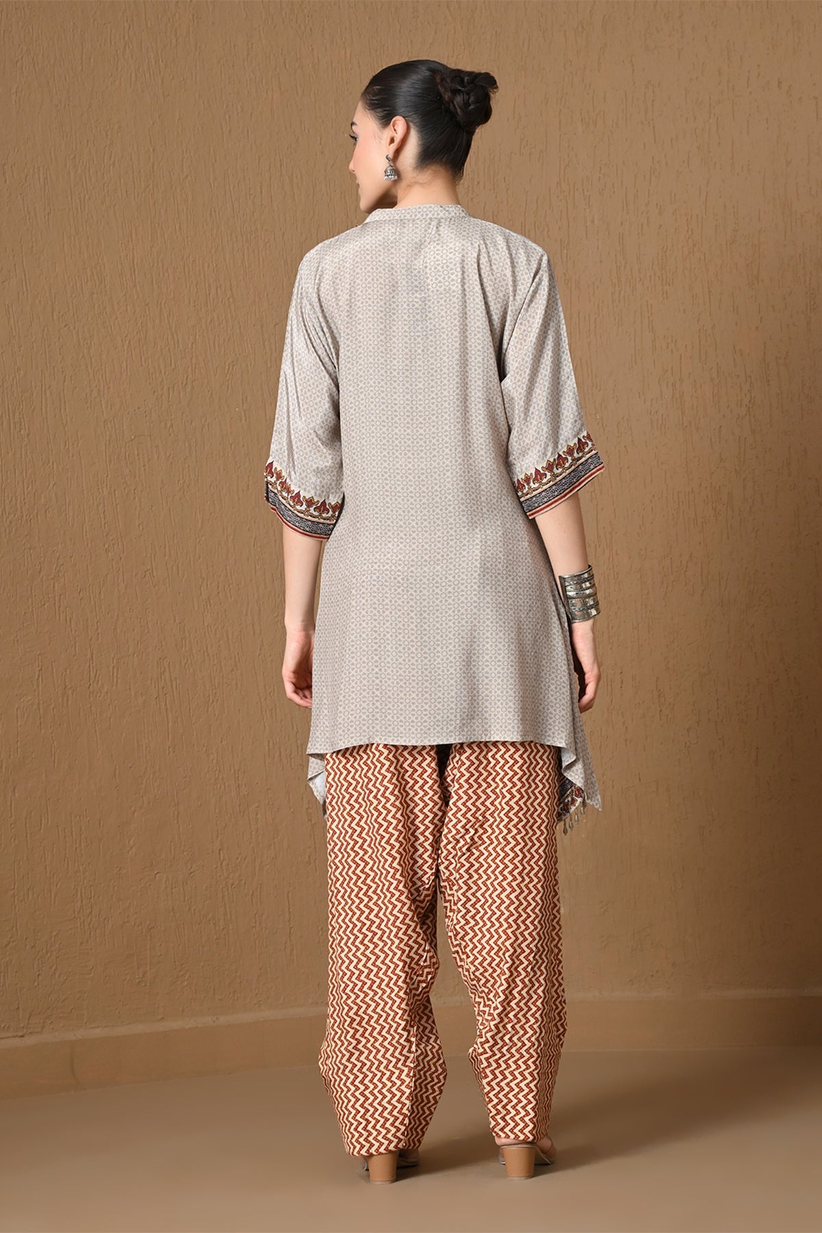 Fawn Printed Fusion Co-ord Set