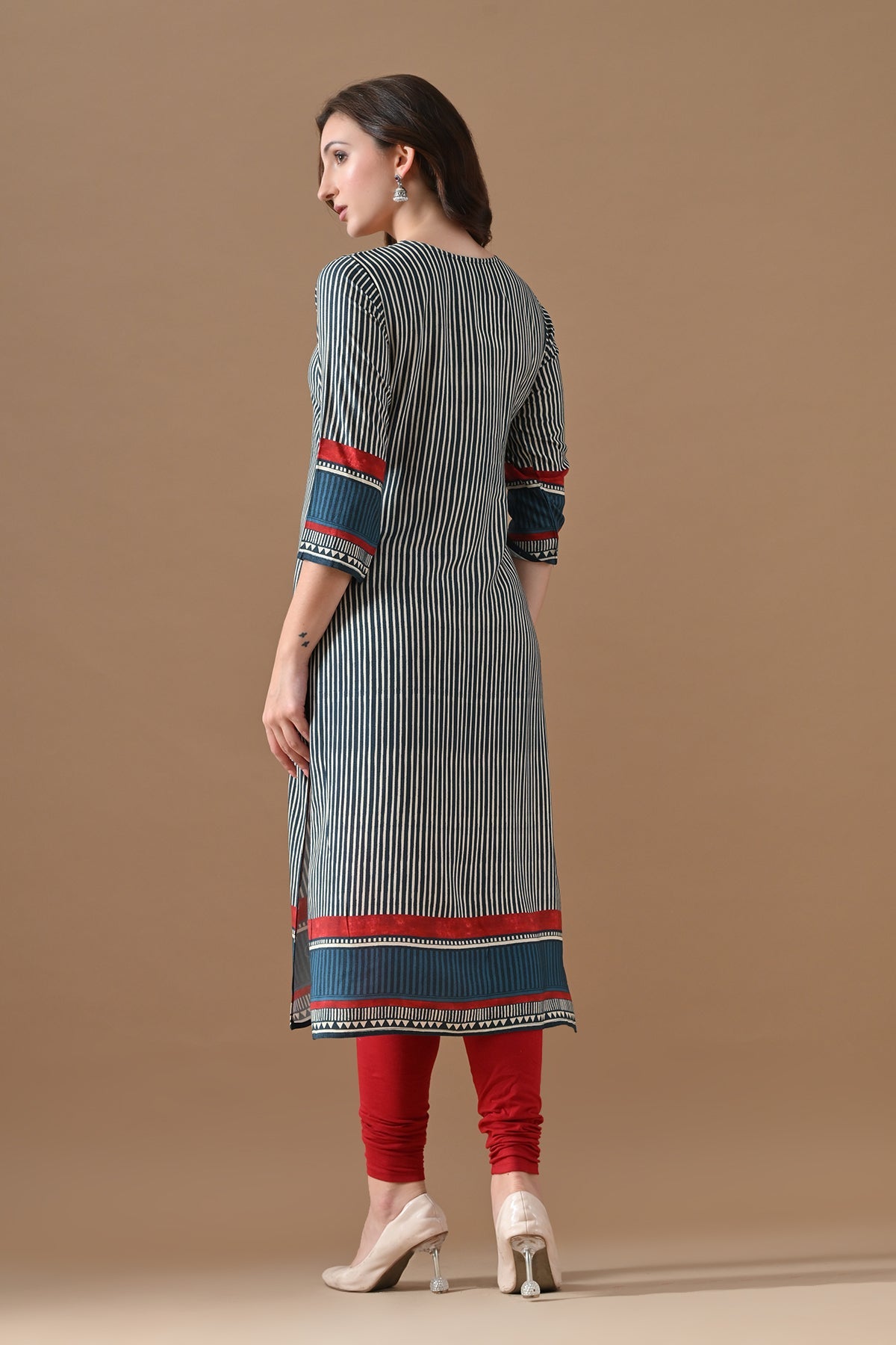 Blue Printed Kurta