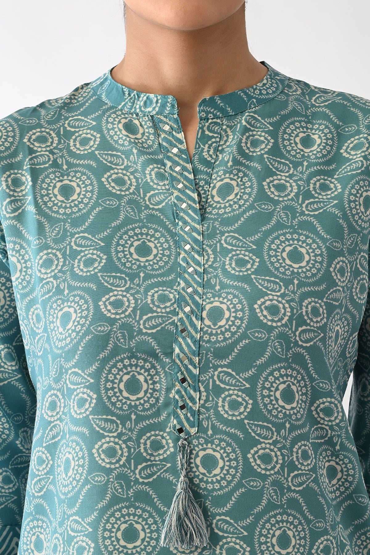Blue Printed Kurta