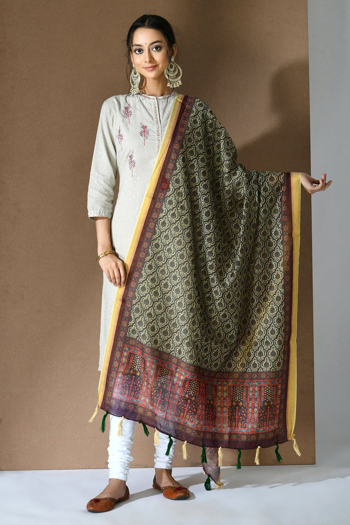 Multi Artificial Silk Dupatta