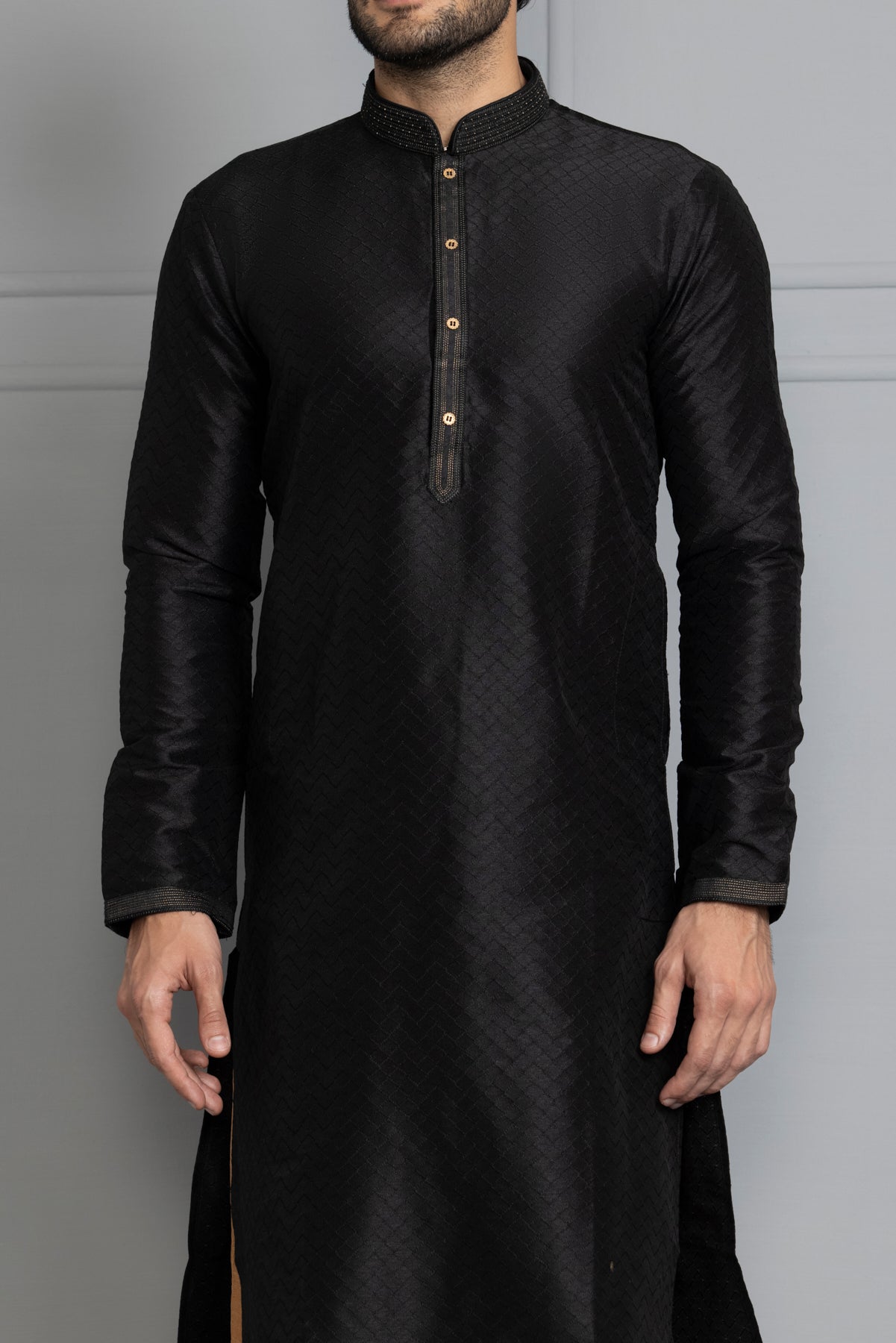 Black Exquisite Kurta Set