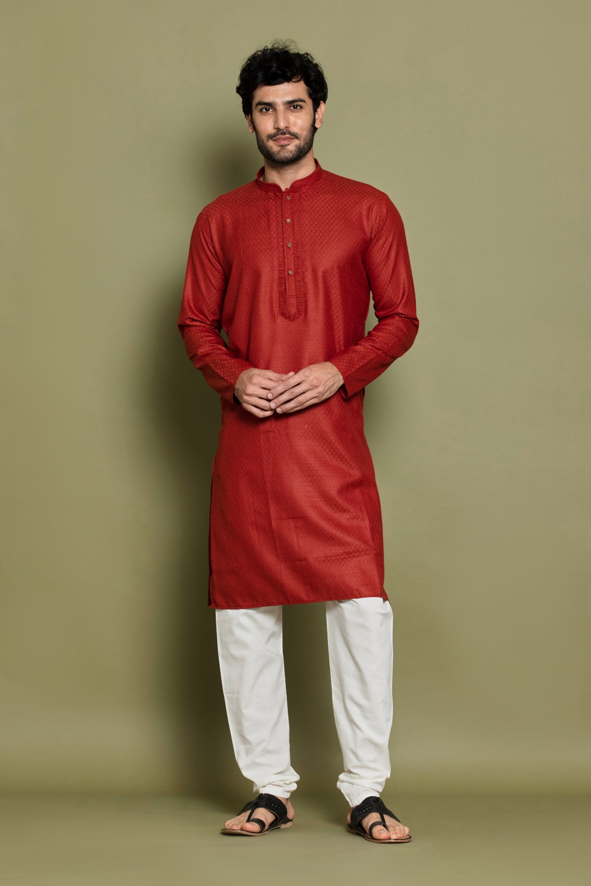 Rust Resplendent Kurta Set