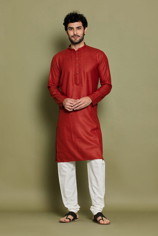Rust Resplendent Kurta Set