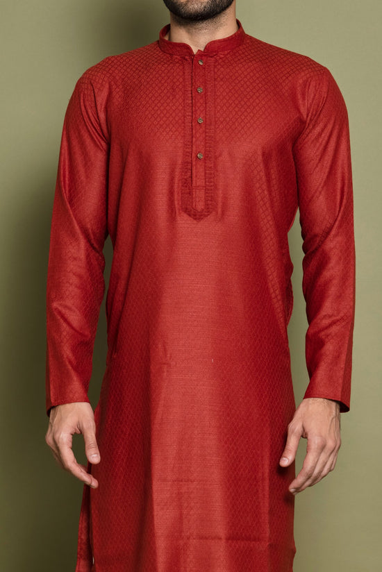 Rust Resplendent Kurta Set