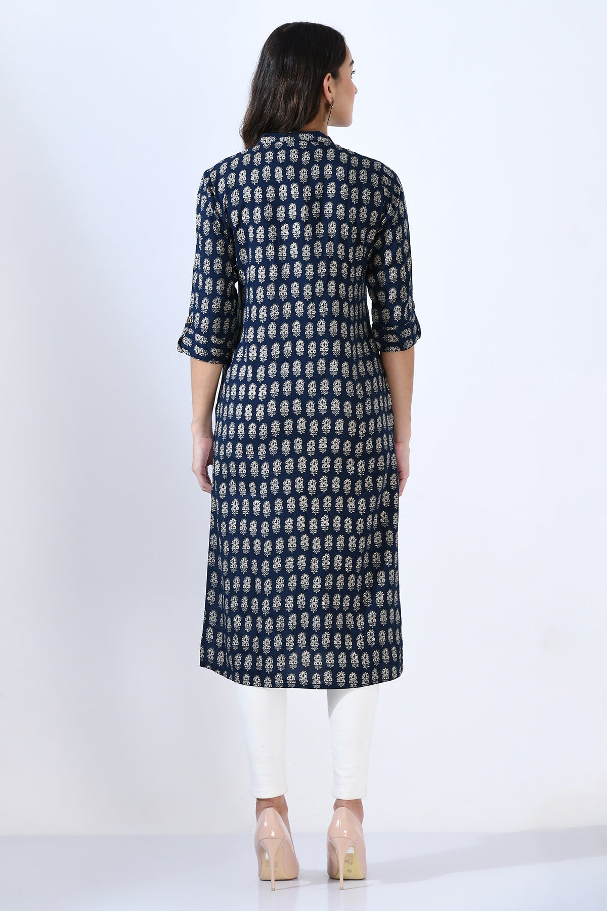Blue Printed Kurta