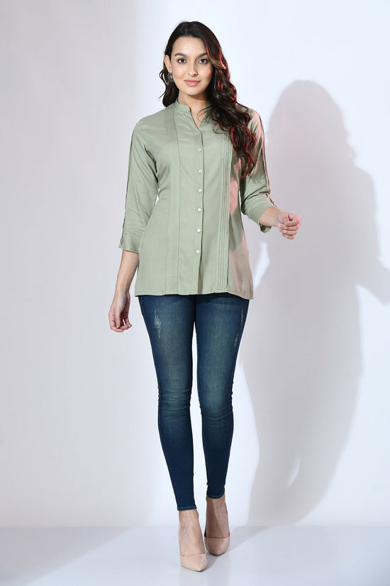 Green Casual Shirt