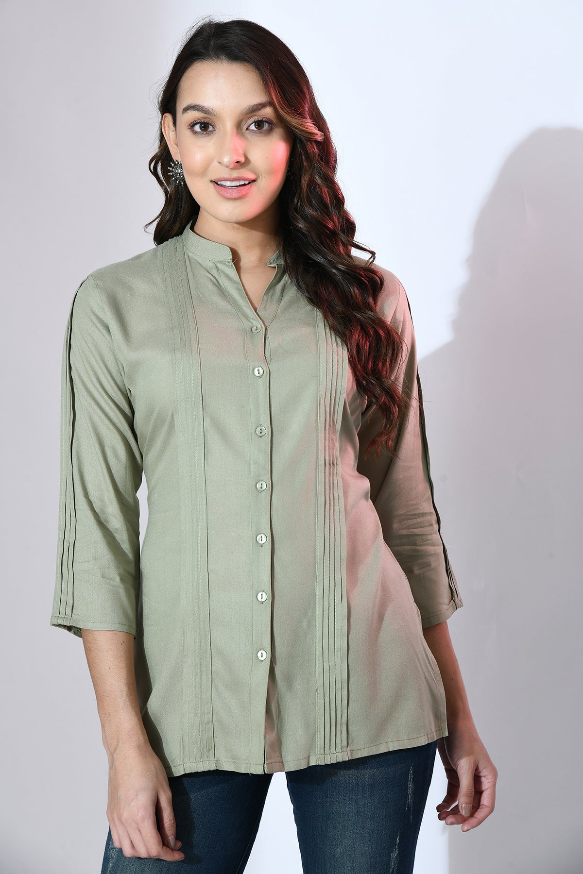 Green Casual Shirt