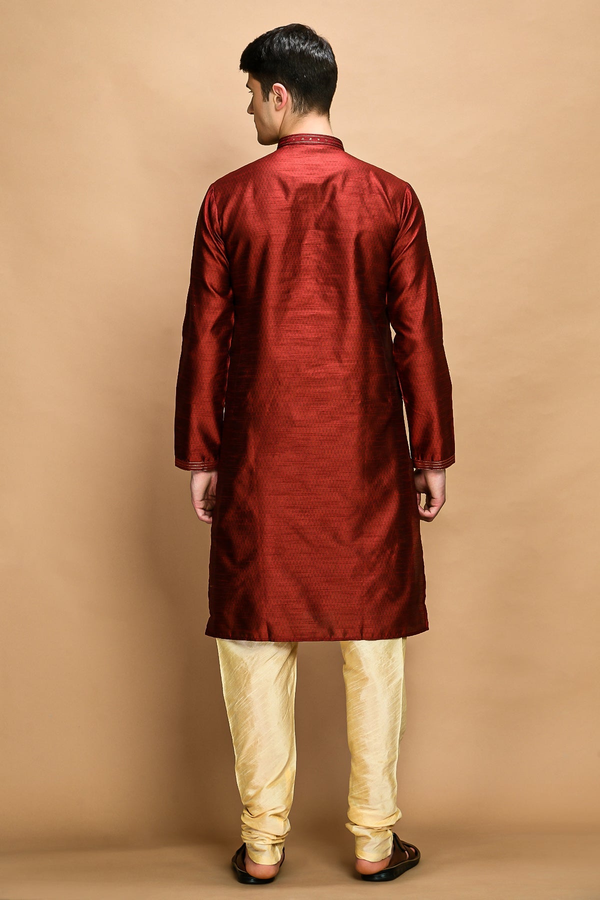 Maroon Kurta Set