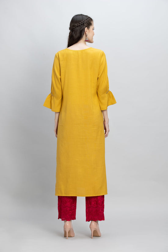 Mustard Yellow Kurta