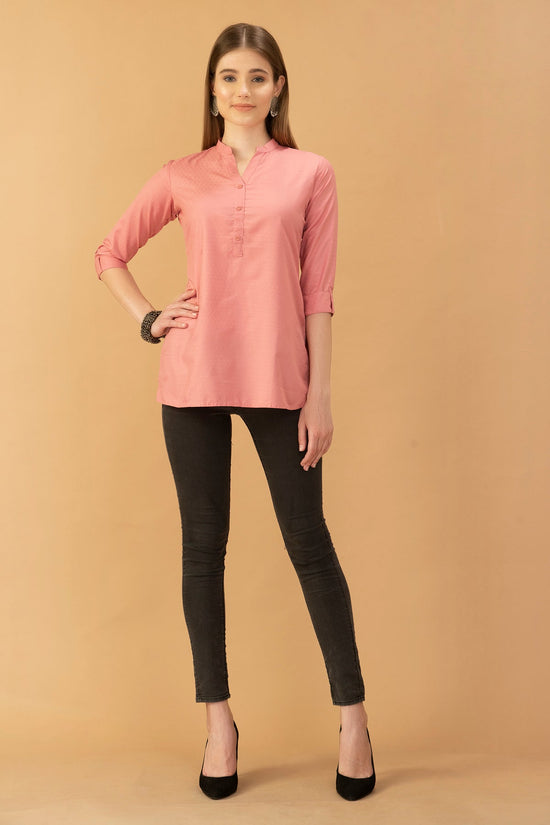 Pink Solid Top