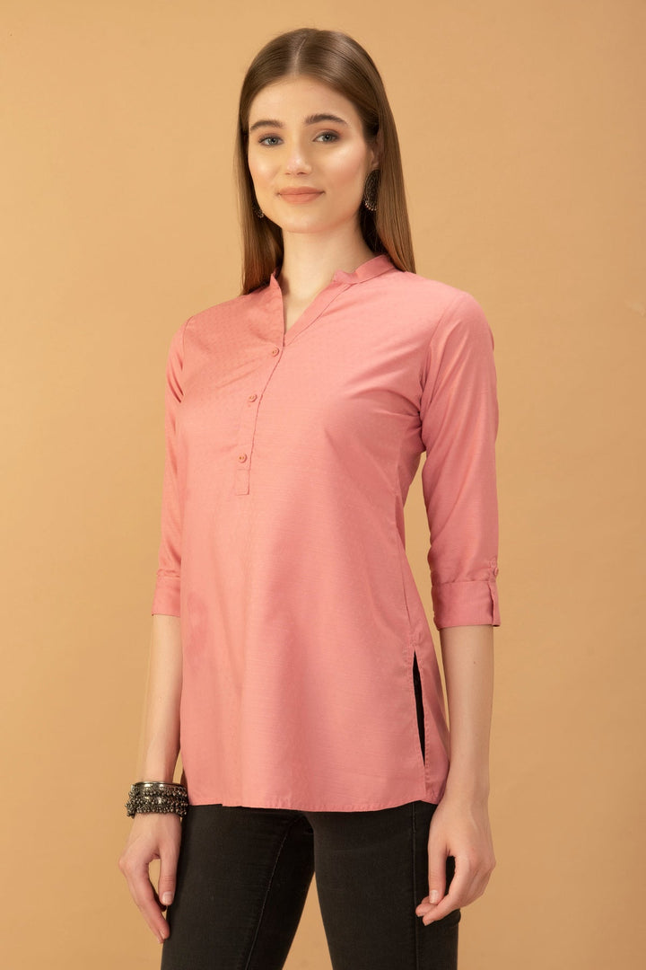 Pink Solid Top