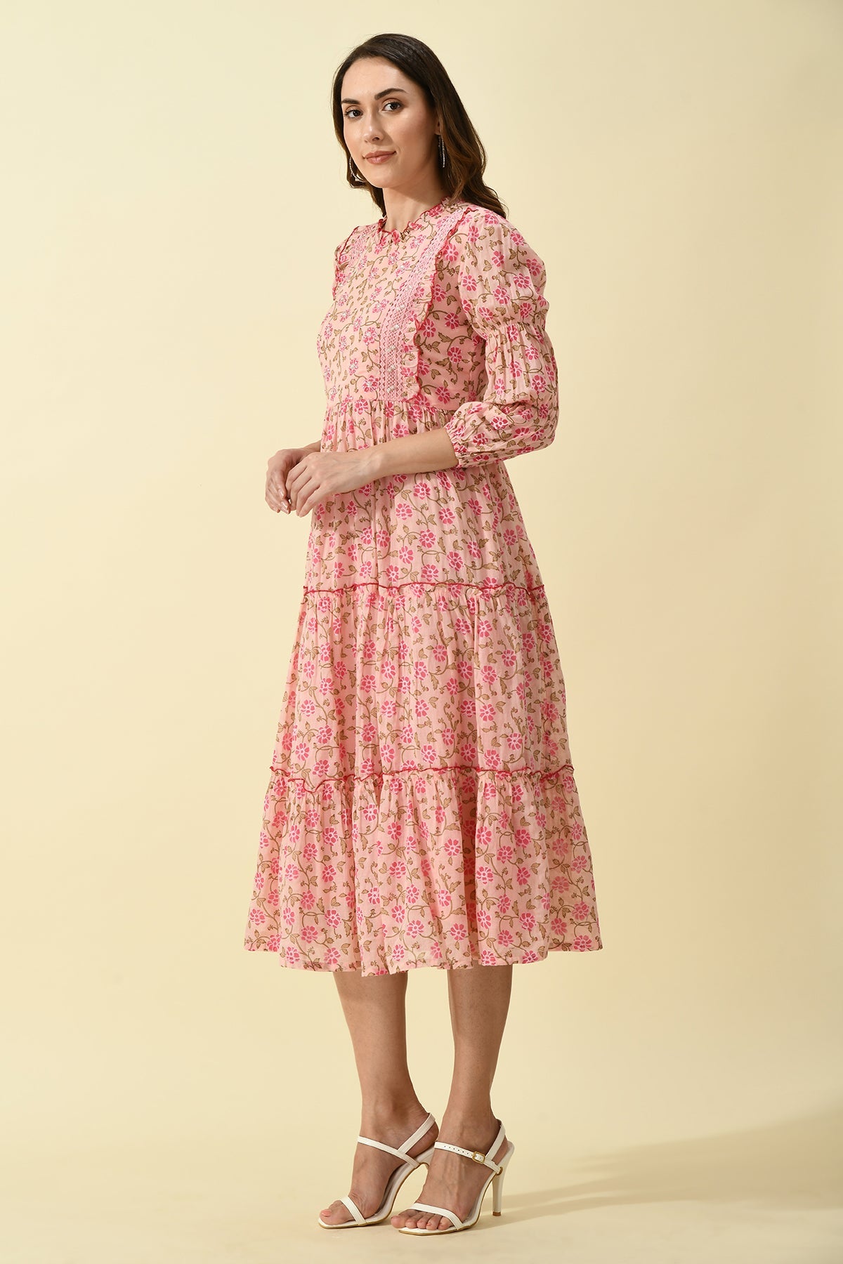Pink Printed Dress