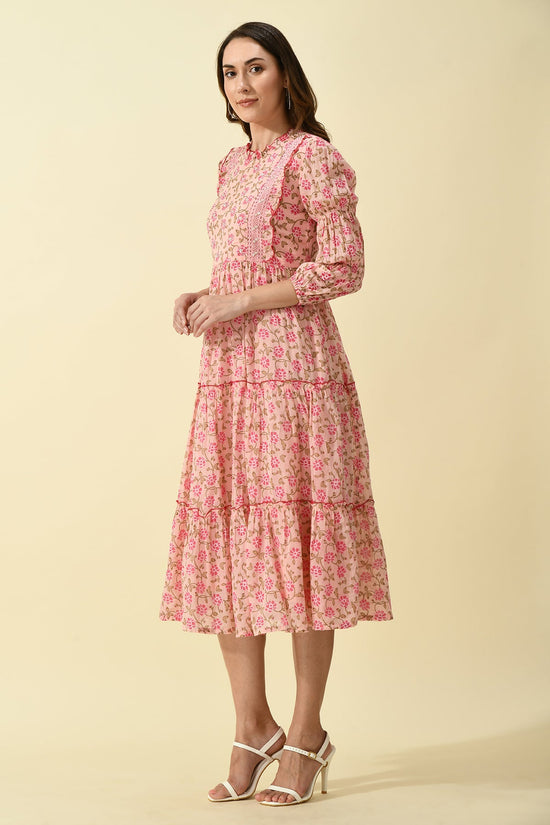 Pink Printed Dress