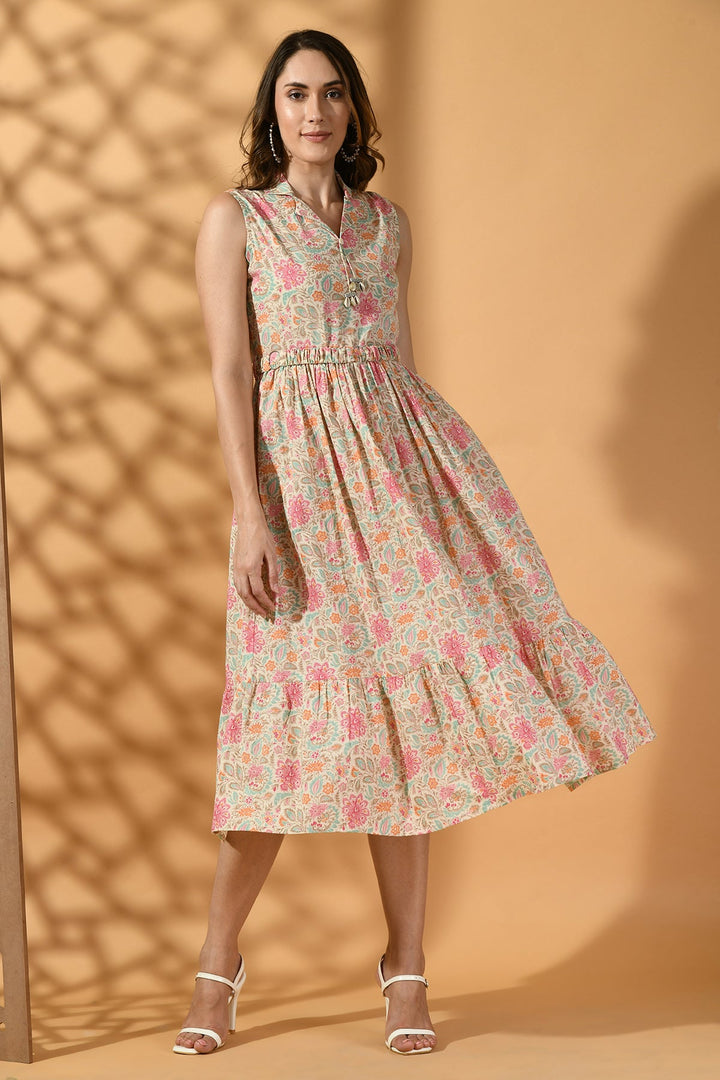 Multi Printed Dress