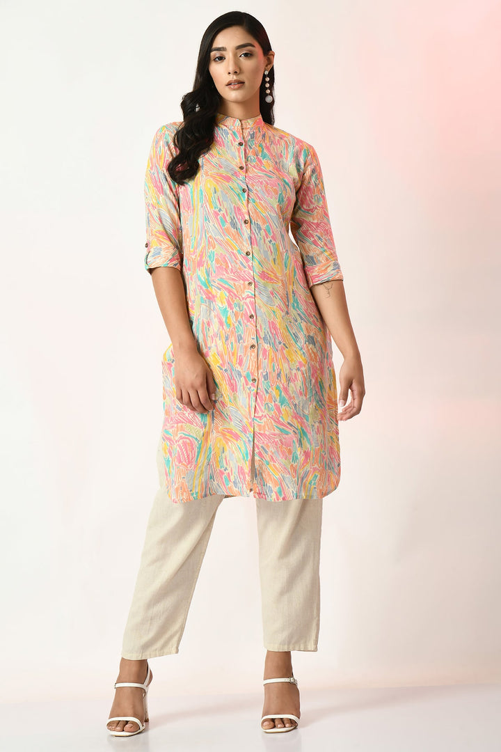 Multi Printed Kurta